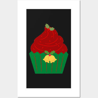 Christmas cupcake - Festive Posters and Art